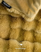 Ultra Soft Cozy Faux Fur Throw Blanket, Fuzzy Plush Thick Bubble Blanket - Image 7