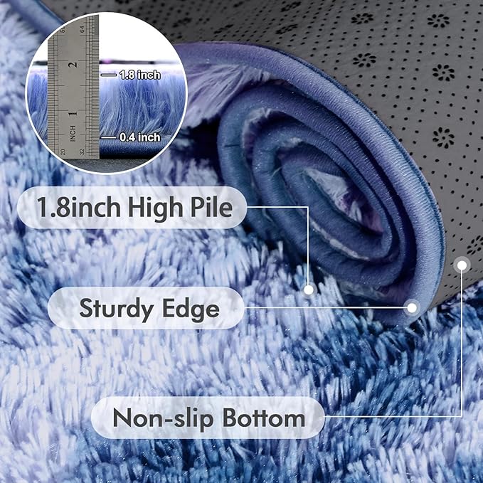 10x14 Ft Extra Large Shag Rugs for Living Room, Ultra Soft Fluffy Furry Area - Image 5