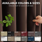 Joydeco Blackout Patio Sliding Door Curtains 96 Inches Long, Grommet Privacy - Image 8