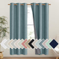 NICETOWN 100% Absolutely Blackout Linen Curtains by NICETOWN