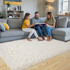 Pionblank Fluffy Area Rug for Bedroom 4x6 Feet, Indoor Plush Carpet, Shag Soft - Image 2