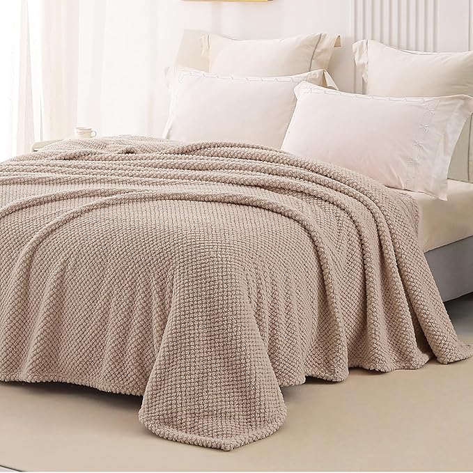 Whale Flotilla Twin Size Fuzzy Fleece Blanket - Image 4
