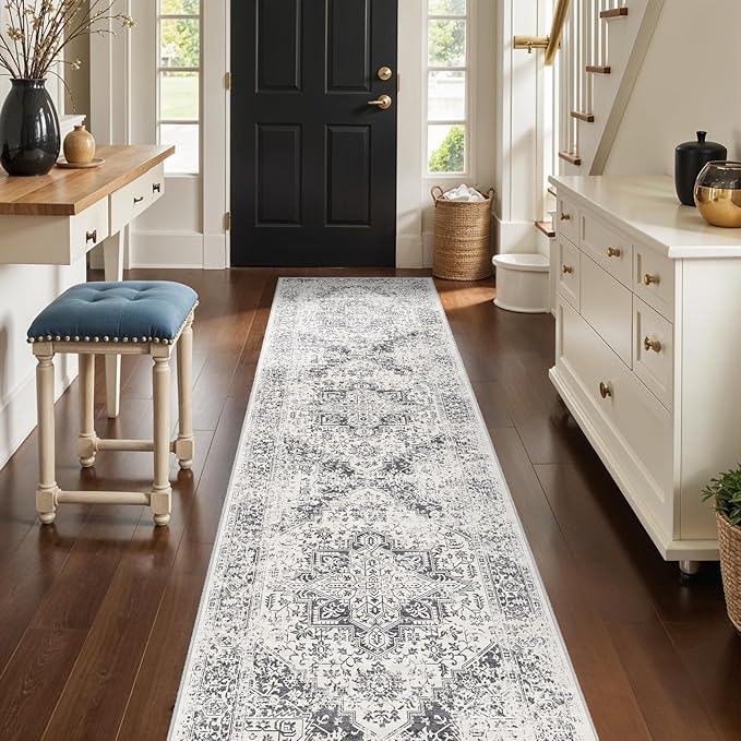 3x12 Washable Hallway Runner Rug by EISUROM