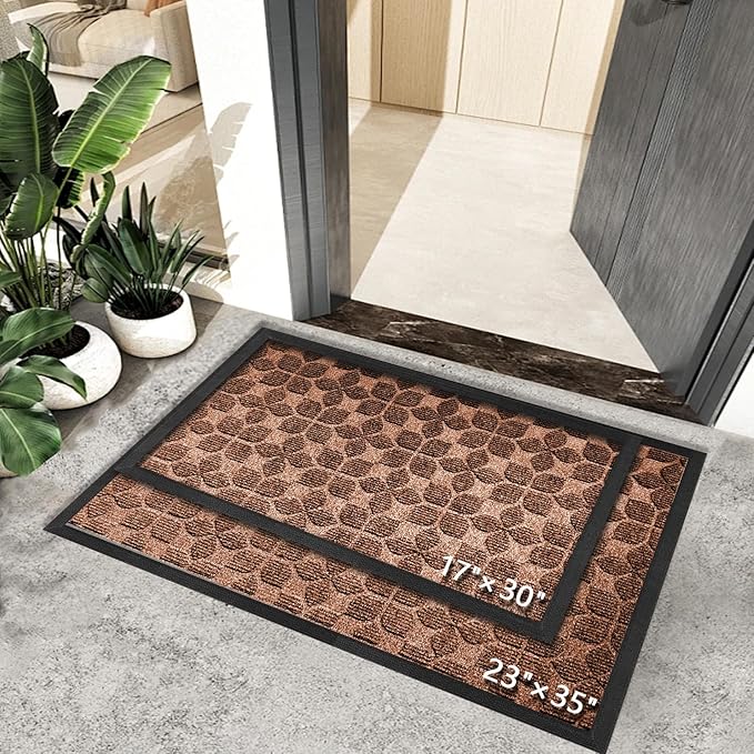 Bulijojo Sturdy Front Entrance Doormats, Durable Heavy Duty Welcome Mat - Image 6