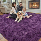 Rugs for Living Room 6x9, Alfombras para Salas Shag Large Plush Soft Area Rug - Image 3