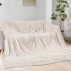 BEDELITE Big Fleece Blanket 120" x 120", Super Soft Fluffy Fuzzy Oversized King - Image 3