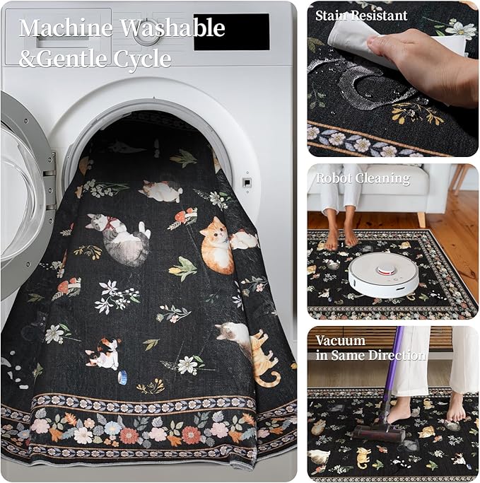 2x10 Washable Hallway Runner Rug - Image 6