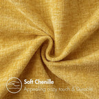 MIULEE Pack of 2 Mustard Yellow Throw Pillow Covers 12x20 Inch Soft Spring - Image 2