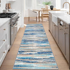 Lansny Modern Abstract Runner Rug 3x8 - Image 2