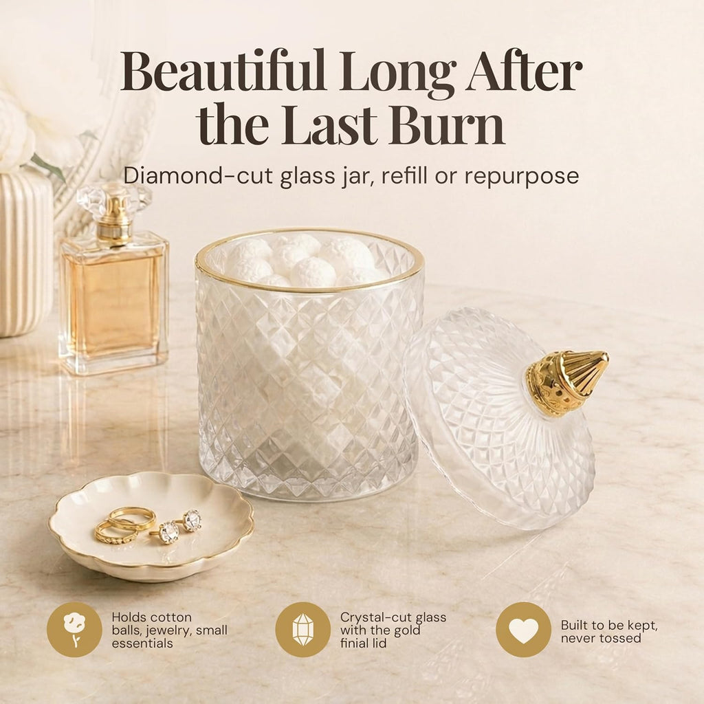 VIONAMI Queen of The Night Rare Flower Fragrance Luxury Scented Candle Gift