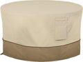 Classic Accessories New Veranda 42" Fire Pit Table Cover - Round, Outdoor Table Cover