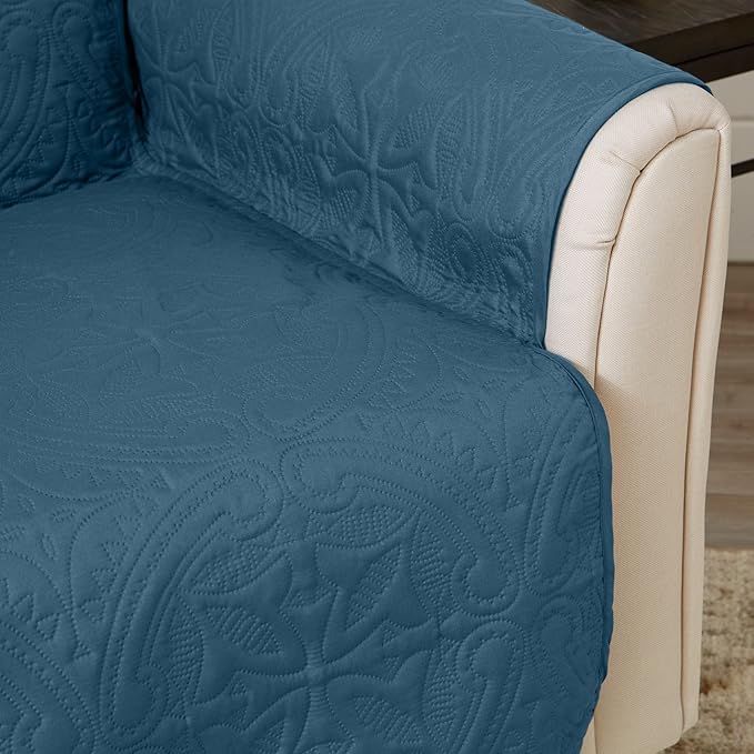 Great Bay Home Reversible Chair Cover - Image 4