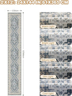 Hallway Runner Rug 2x12, Extra Long Washable Runner Rugs - Image 2