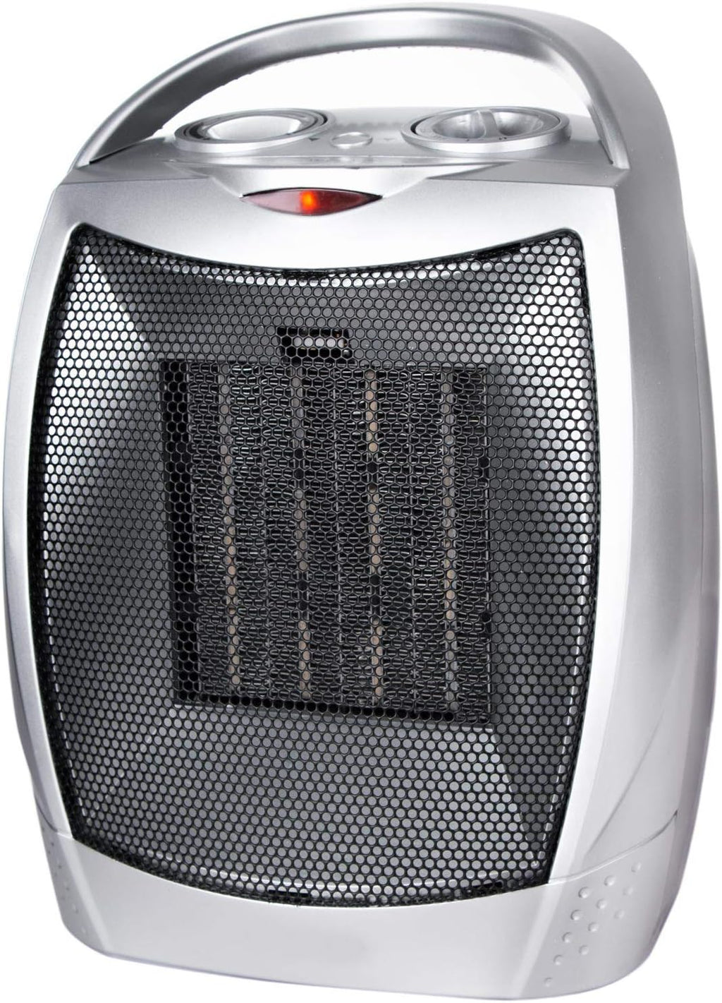 Portable Electric Space Heater 450W, Ceramic Room Heater with Tip-over and Overheat Protection, Fast Heating for Indoor Office Home, ETL Certified