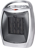 Portable Electric Space Heater 450W, Ceramic Room Heater with Tip-over and Overheat Protection, Fast Heating for Indoor Office Home, ETL Certified