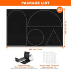 100% Blackout Curtains for Bedroom 2 Pack 79"x57" Portable Window Blinds Cover - Image 6