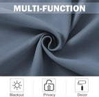 NICETOWN Window Short Curtains for Kitchen, Home Fashion Solid Grommet Top - Image 6