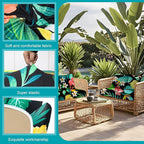 12 Pcs Stretch Patio Cushion Covers, Outdoor Couch Covers Replacement, Outdoor - Image 3