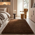 Ophanie Brown Rugs for Bedroom Living Room, Fluffy Fuzzy Furry Carpet, Plush by Ophanie