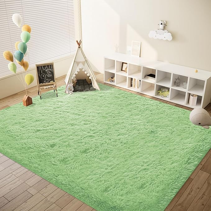 6x9 Area Rug for Living Room: Fluffy Shag Soft Washable Rugs Large Fuzzy Plush - Image 5