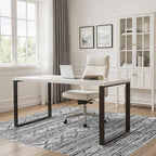 Nakagishi 9x12 Area Rugs Living Room: Washable Large Neutral Soft Rug Stain - Image 8