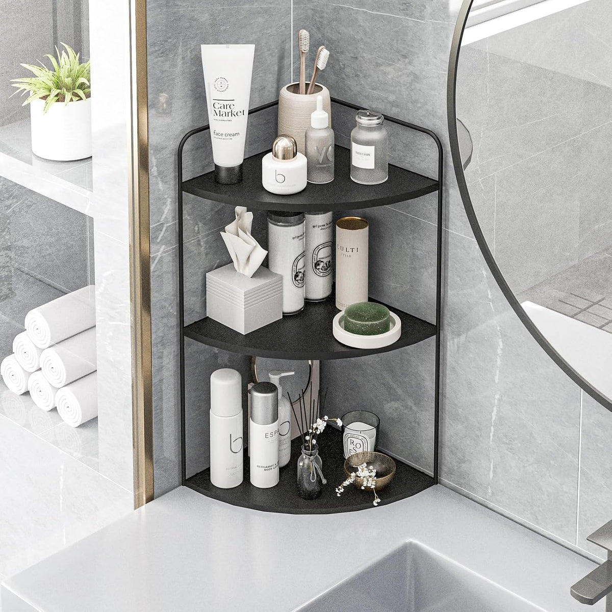 Bathroom Counter Organizer, Vanity & Makeup Countertop Organizer