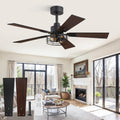 Fanbulous 42 Inch Farmhouse Rustic Ceiling Fan with Light & Remote
