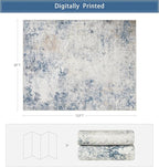 Washable Rugs 8x10 Area Rugs for Living Room, Modern Abstract Rugs for Bedroom - Image 2