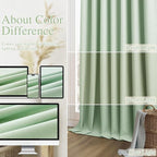Guken 100% Blackout Curtains 120 Inch Length 2 Panels Set - Image 7