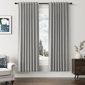 Guken 100% Blackout Linen Curtains 72 Inch Length 2 Panels Set by Guken