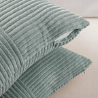 Fancy Homi 2 Packs Grey Blue Long Lumbar Decorative Throw Pillow Covers 12x24 - Image 4