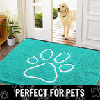 Smiry Dog Door Mat for Muddy Paws, Absorbent Dirt Trapper Non Slip Quick Dry - Image 7