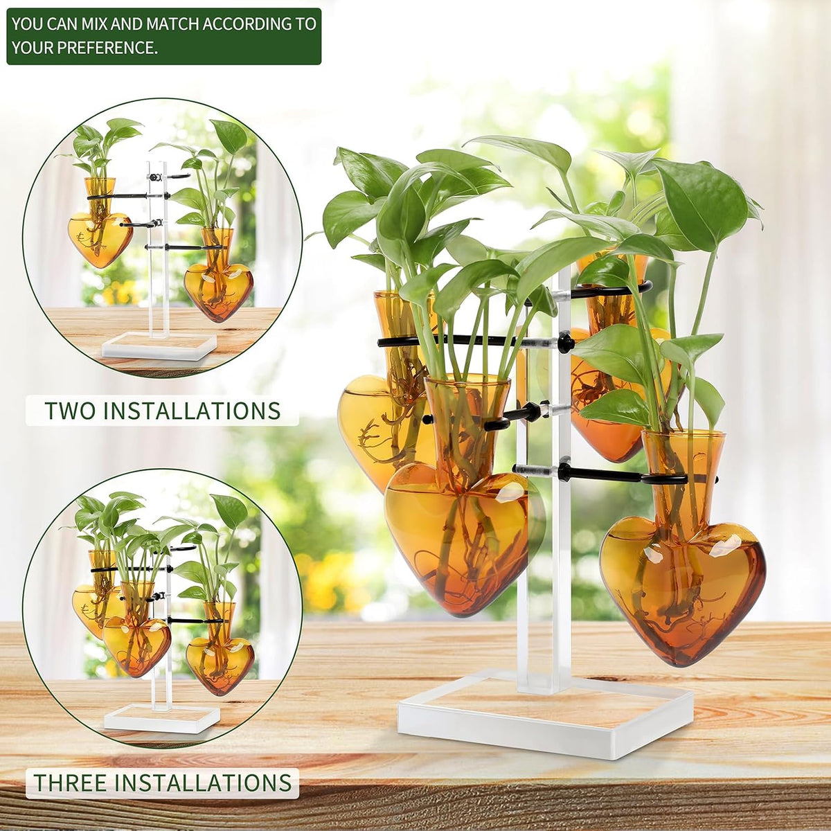 Plants Propagation Stations Plant Terrarium Kit Gift for Women
