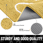 Smiry Dog Door Mat for Muddy Paws, Absorbent Dirt Trapper Non Slip Quick Dry - Image 3