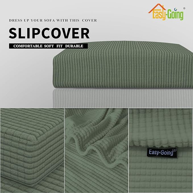 Easy-Going Stretch Loveseat Cushion Cover Sofa Cushion Furniture Protector Sofa - Image 6