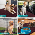 OLANLY Dog Door Mat for Muddy Paws 54x32, Absorbs Moisture and Dirt, Absorbent - Image 7