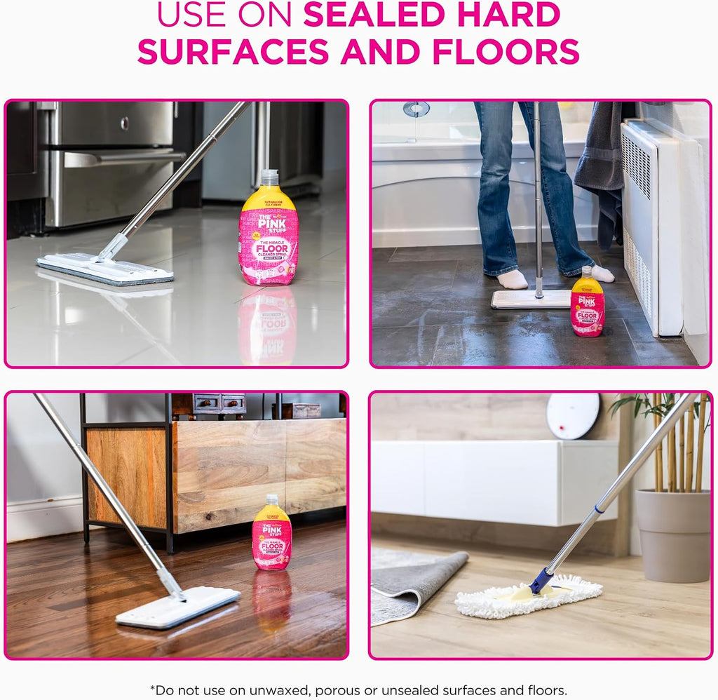 Stardrops The Pink Stuff The Miracle Floor Cleaner Spray 25 Fl Oz 2 Pack