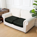 Leather Look Couch Cushion Covers Sofa Seat Slipcovers Sets Couches Furniture - Image 7