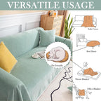 HANDONTIME Cute Sofa Covers Light Green Couch Covers - Image 4