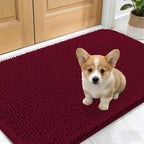 OLANLY Dog Door Mat for Muddy Paws 24x16, Absorbs Moisture and Dirt, Absorbent by OLANLY