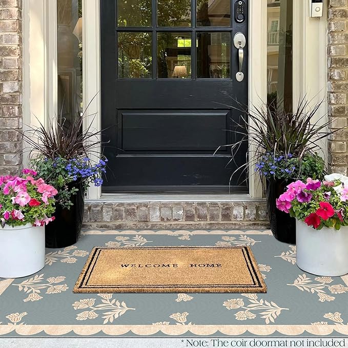 3x5 Floral Entry Rug - Image 5