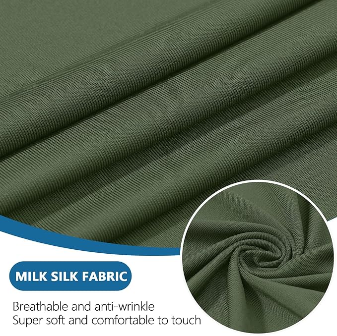hyha Milk Silk Couch Cushion Covers, Soft Magic Sofa Covers Washable - Image 3