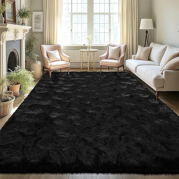 LOCHAS Ultra Soft Indoor Modern Area Rugs Fluffy Living Room Carpets - Image 4