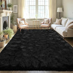 LOCHAS Ultra Soft Indoor Modern Area Rugs Fluffy Living Room Carpets - Image 4