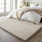 Ophanie 5x7 Area Rugs for Living Room Ivory, Fluffy Shag Large Fuzzy Plush Soft - Image 3