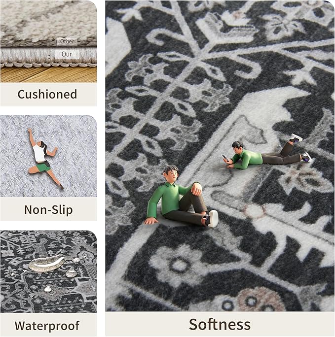 Hallway Washable Runner Rug 2x10 - Image 5