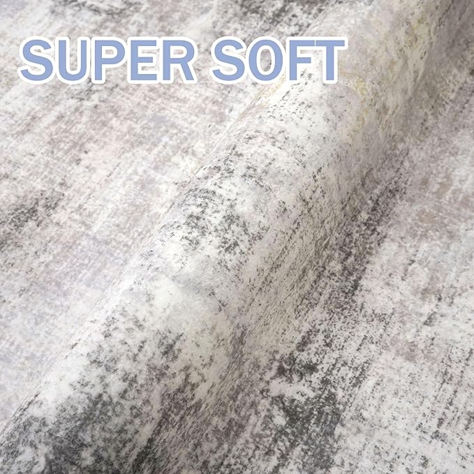 IOHOUZE Abstract Runner Rug 3x20 Ft Extra Long Washable Runners - Image 7