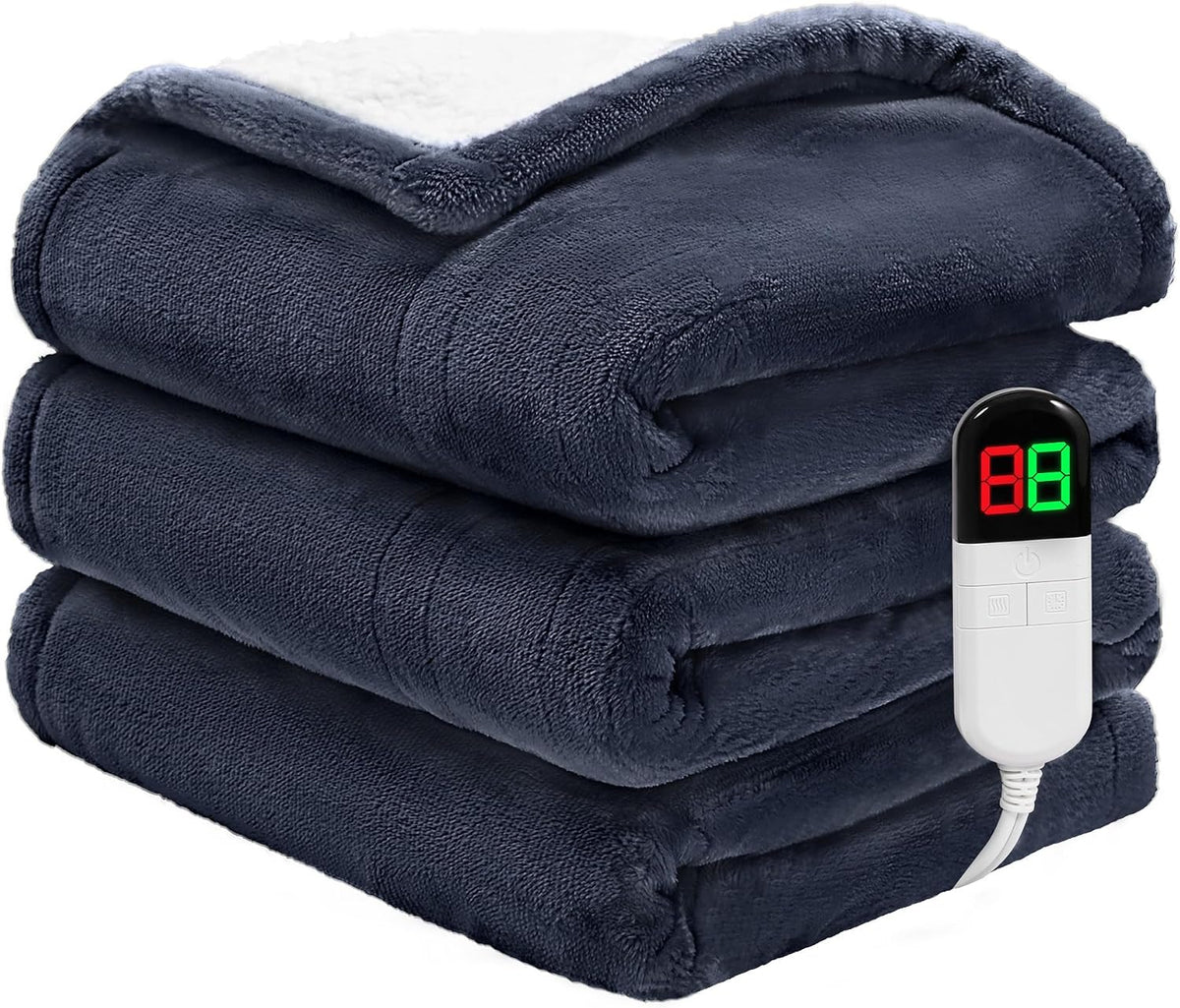 Electric Heated Throw Blanket Premium Soft 8 Heating Levels