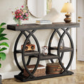 Tribesigns 39.4" Console Table, Sofa Table, Accent Tables, Black Brown