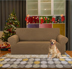 KEKUOU Stretch Loveseat Sofa Cover Slipcover, Couch Covers - Image 2